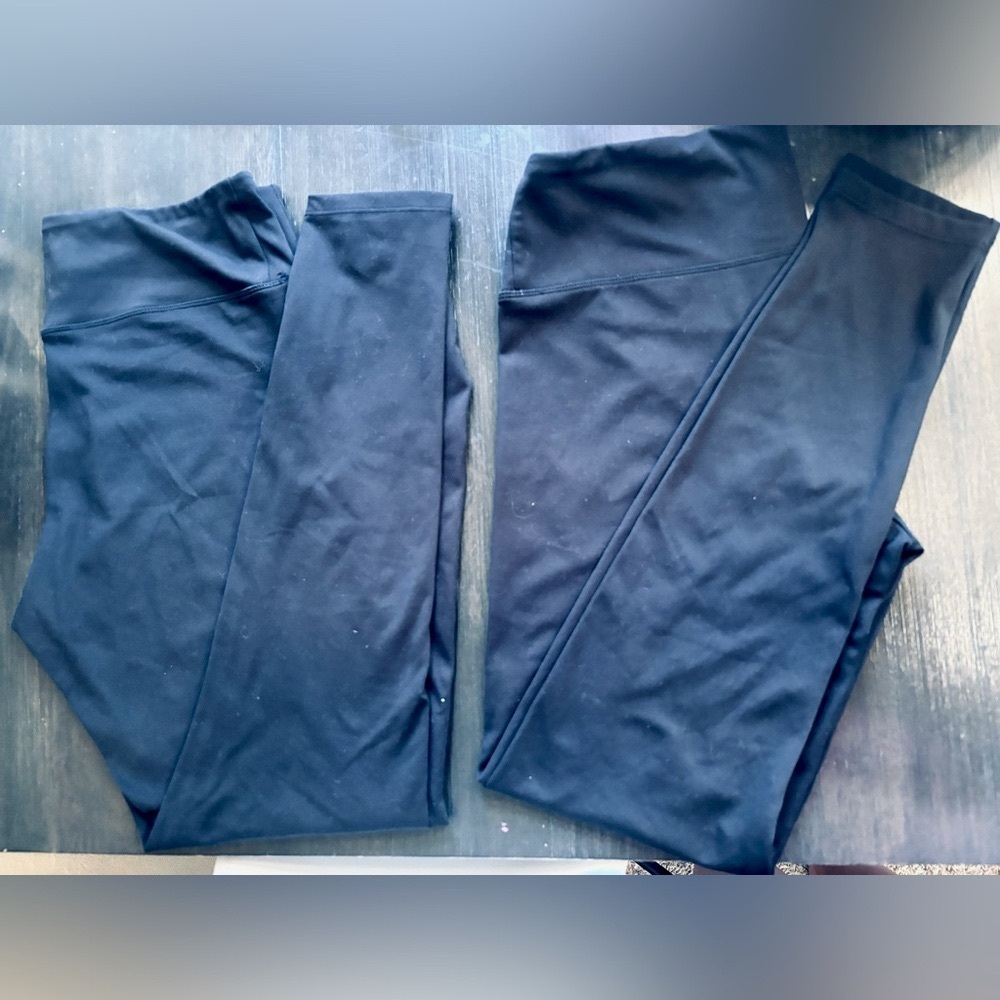 2 Pairs Buttery Soft Black Felina Leggings NWOT size XL